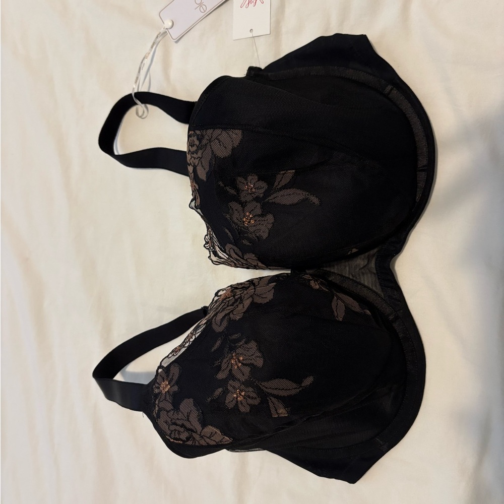 Elomi Teagan Half Padded Plunge Bra Size 34H UK - Picture 2 of 5
